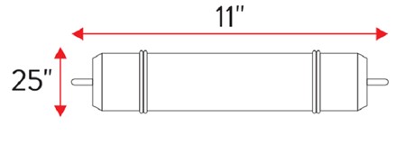 Wkład liniowy alkalizujący 2,5" BIOCERA