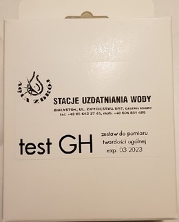 AQUA-TEST GH DO POMIARU TWARDOŚCI WOY KROPELKOWY