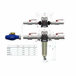 Filtr mechaniczny CINTROPUR NW500, GW 2"